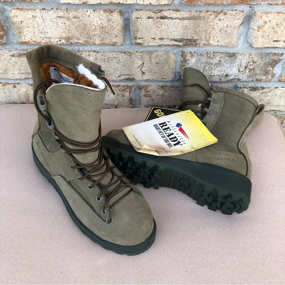 Belleville 675 ST USAF Cold‎ Weather Waterproof Steel Toe Combat Boot 3R(~8.5)